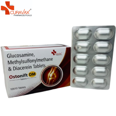 Glucosamine, Methylsulfonylmethane (MSM) and Diacerein (Ostonift DM Tablets)